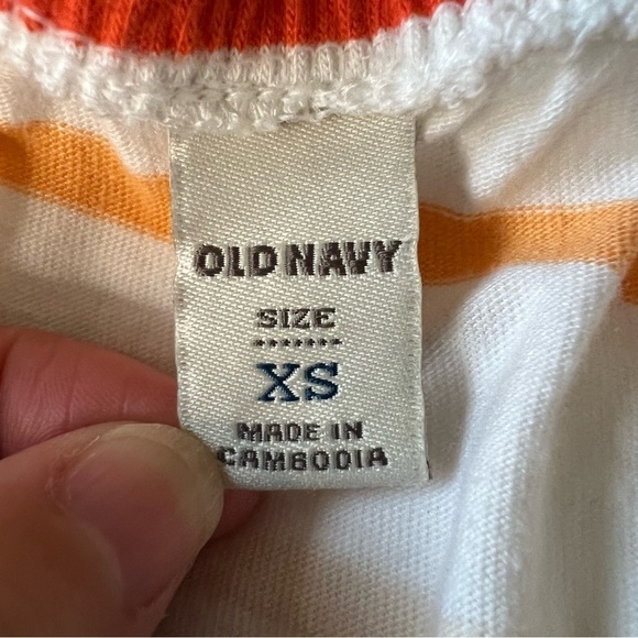 2/$30 Old Navy Midi- Maxi Strapless Dress Striped Cotton Modal SZ XS - Picture 6 of 11